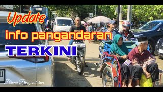 update liburan lebaran h 1 arus lalu lintas pantai Pangandaran