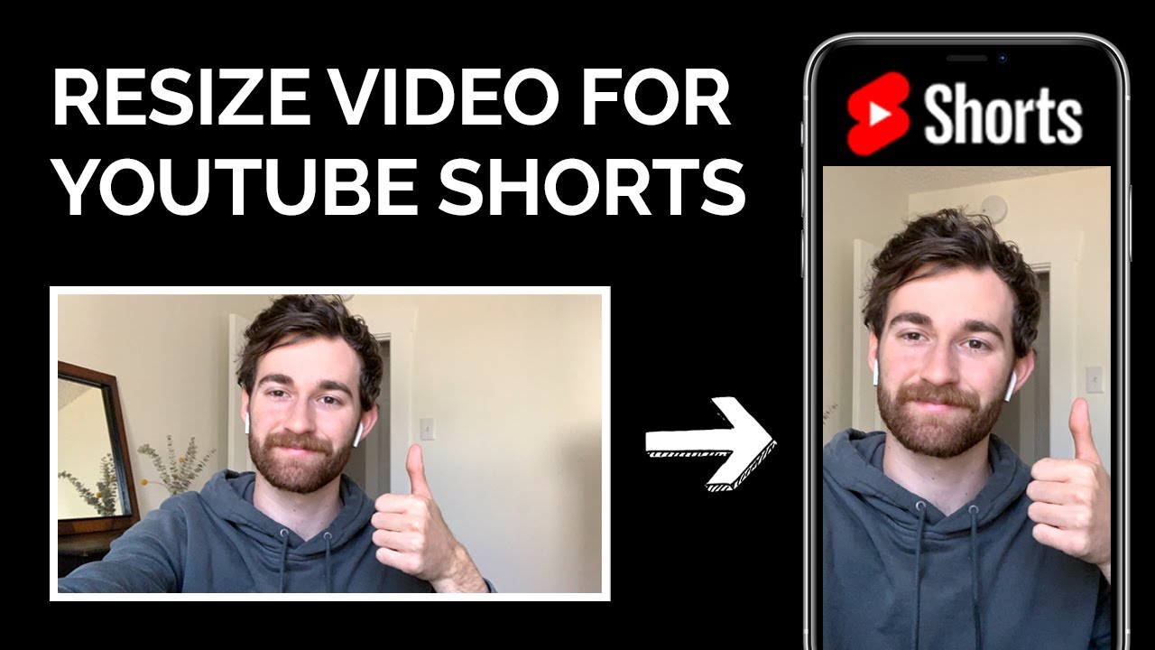 How to Resize Videos for YouTube Shorts (Convert Horizontal to Vertical