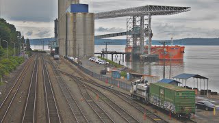 Temco's Tacoma railroad operations: grain switching on the waterfront [6/14/2021]