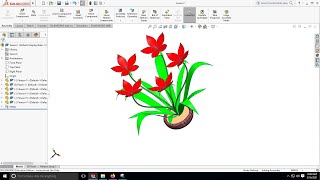 Modelling of Flower pot using Solid-works