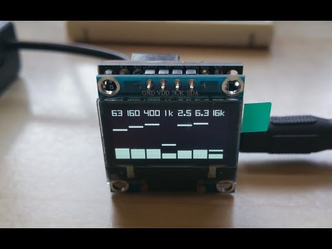 OLEDiUNO Spectrum Analyzer