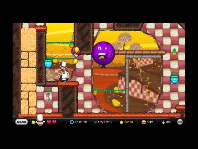 Papa Louie 2, when burgers attack, full walkthrough 