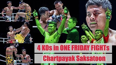 Chartpayak 4KOs VS Kongchai  | One Friday Fights 98