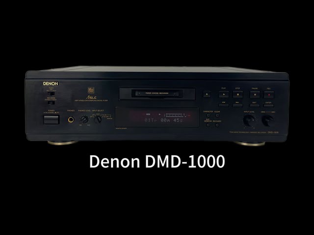 Denon DMD-1000 Stereo Mini Disc Recorder - YouTube