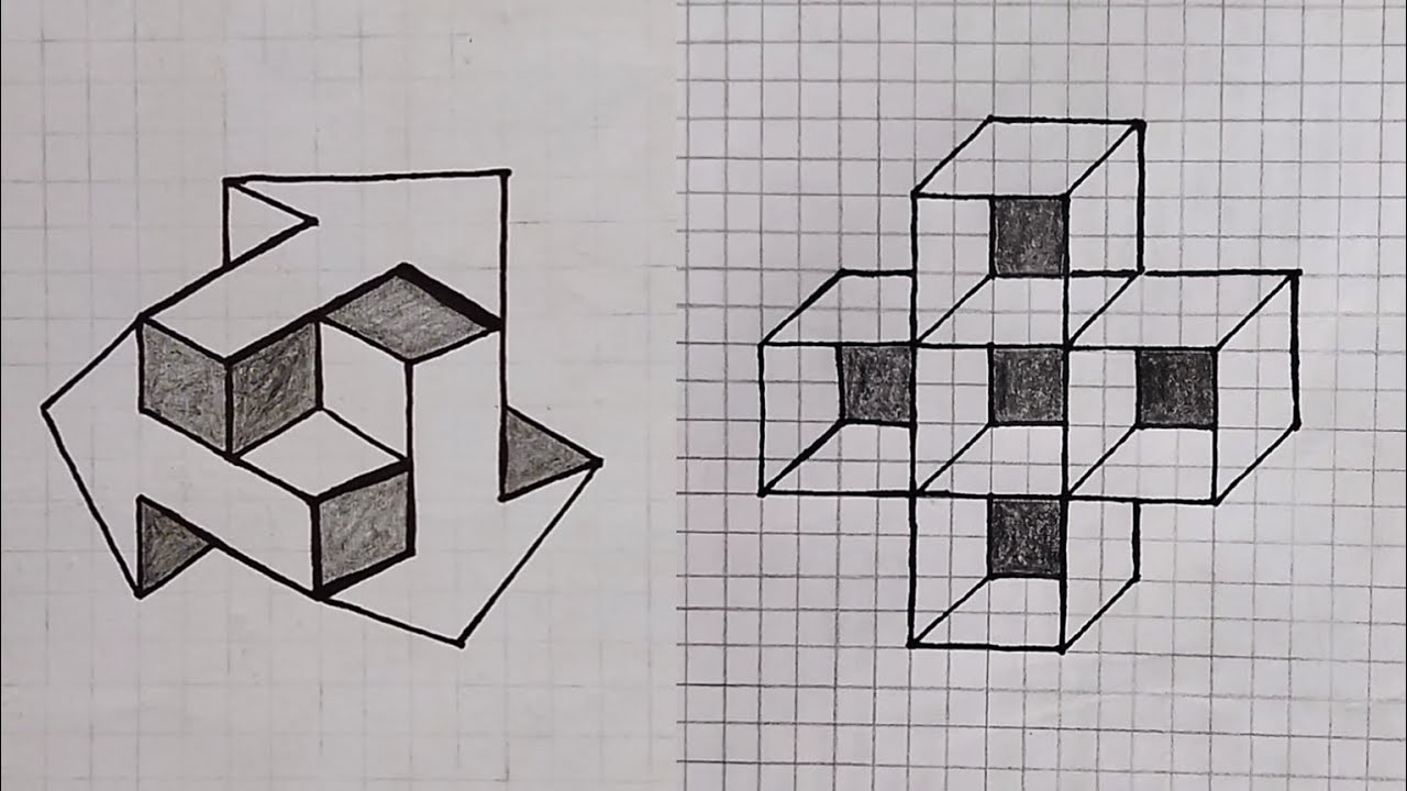 How to draw - Easy 3D Art and illusion