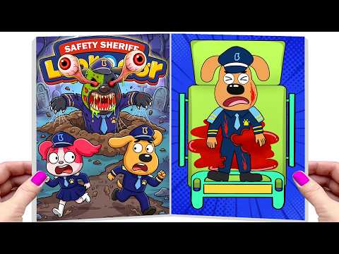 [ Paper DIY ] ❤️ Making Quiet Book | O.M.G! Labrador Turned Into a Zombie! Save Him NOW!
