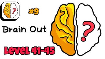Brain Out 🧠 - Part 9 (Lvl 41-45) | All Level Gameplay Walkthrough (iOS,Android) | Typhon Gaming