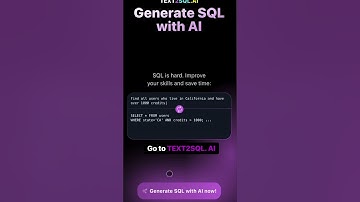 AI TOOL FOR SQL 🔥🔥 #sql #dataanalytics #ai