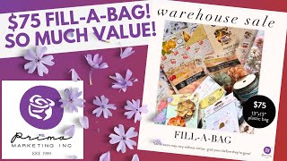 Craft Supply Heaven! Prima $75 Fill-A-Bag Unboxing & Review