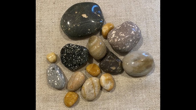 Are any of these southern Lake Michigan beach rocks good for tumbling? I  added a little water to some to show the shine. Not sure what they all are,  I'm guessing quartzite
