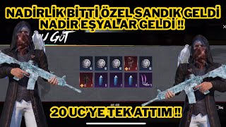 Nadi̇rli̇k Bi̇tti̇ 20 Ucye Tek Attim Çöl Fosi̇li̇ Akm Geri̇ Geldi̇ Pubg Mobi̇l Uğurlu Sandik Açilimi
