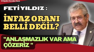 Feti̇ Yildiz İnfaz Orani Belli̇ Deği̇l Anlaşmazlik Var Ama Çözeri̇z