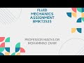 BMKT 2523 FLUID MECHANICS | SLIDE PRESENTATION | BMKA S1/2