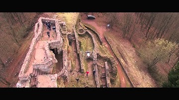 UAV- / drone-based surveying & inspection of a ruin castle