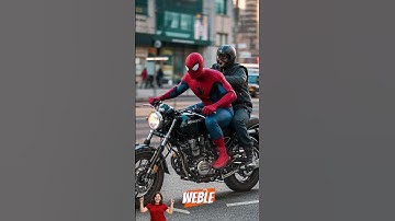 AI Epic Spiderman Edit 🕷️ | Superhero Transformation #AI #SpidermanAI #Marvel