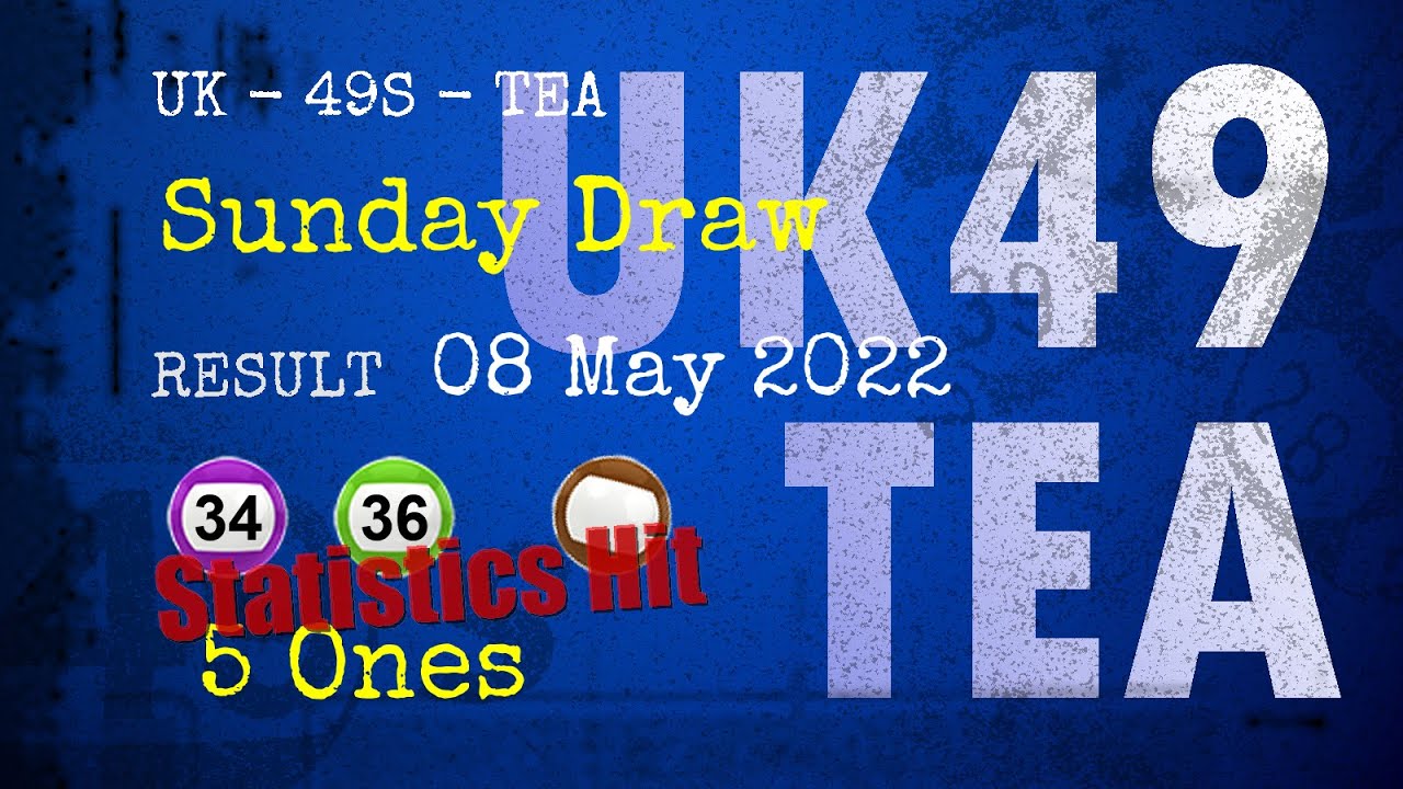 UK49s TEA | Math teacher tell you winning numbers of May 08