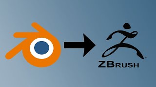 How To Export Blender To Zbrush