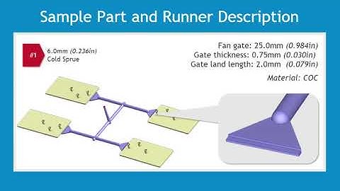 Mold Design: Optimizing Cold Runner Sizes Sample