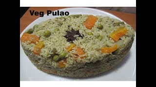 ರುಚಿಯಾದ ವೆಜಿಟಬಲ್ ಪುಲಾವ್ ಮಾಡುವ ವಿಧಾನ /VEGETABLE  PULAO Recipe in Kannada/How To Make Vegetable Pulav
