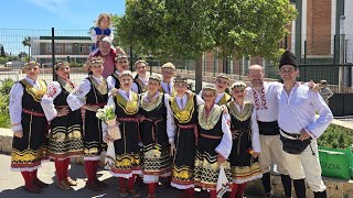 The dance ensemble "Bulgarian Rose" from Palma de Mallorca with a shop dance!