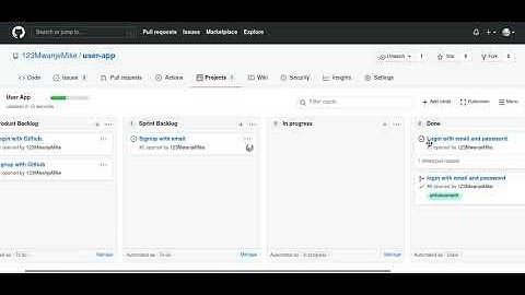 Github project board automation demonstration.