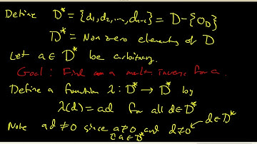 17 Wedderburn Theorem finite field 1