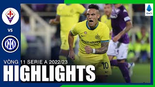 Highlights Fiorentina - Inter Milan |Rượt đuổi nghẹt thở- Điên rồ 7 bàn, vỡ òa bàn thắng phút bù giờ