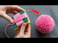 This Yarn Trick Went Viral! Make Pompoms With Dish Sponge