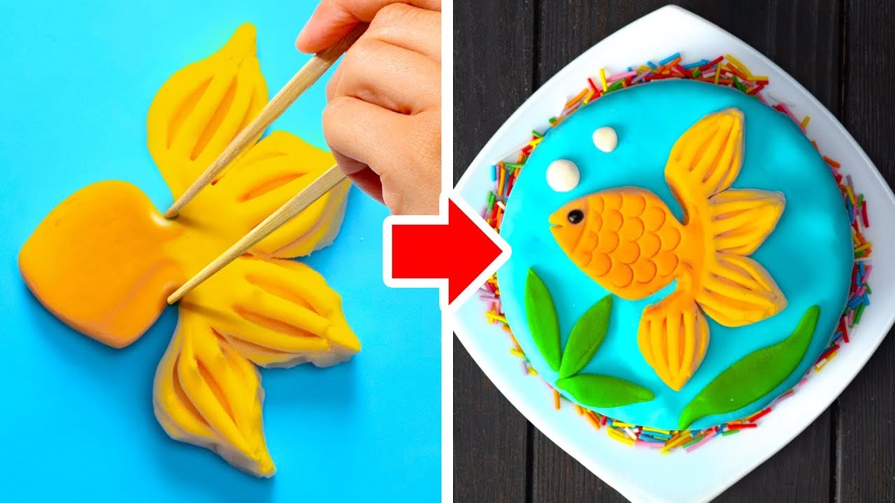 33 CUTE IDEAS FOR CAKE DECORATION