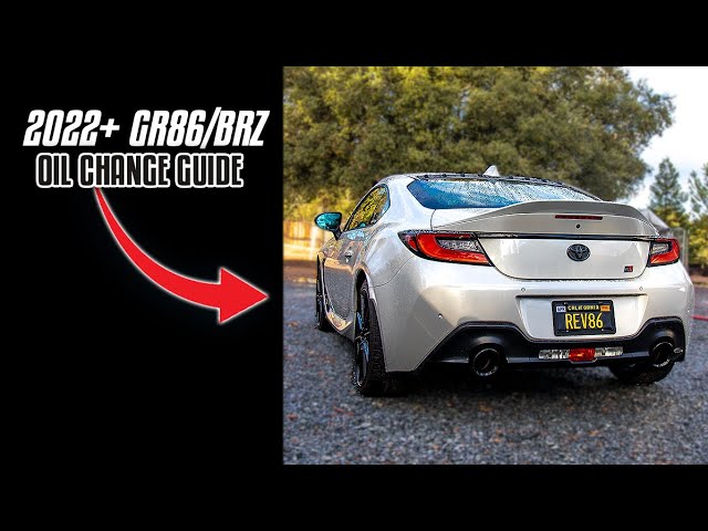 How To Do An Oil Change on your Toyota GR86/Subaru BRZ! (2022+)