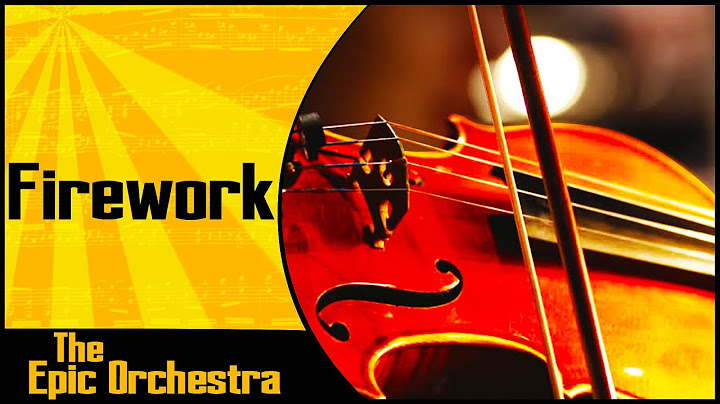 Firework Orchestral version - Orchestral performance video thumbnail