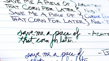 Architect VS Italic Nib Battle To The DEATH!!! 👹🤘