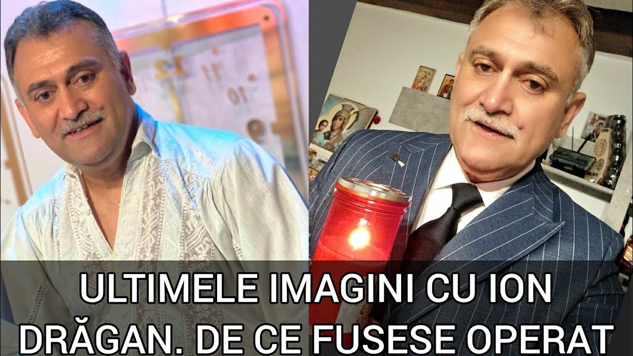 Ultimele imagini cu Ion Drăgan în viață. Artistul colindase o colegă. De ce fusese operat.