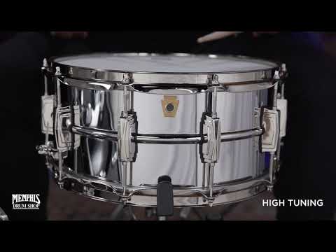 Ludwig 14x6.5 Super Ludwig Snare Drum with Nickel Hardware (LB402BN)
