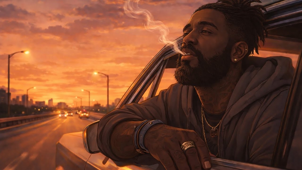 Dark Emo Hip-Hop Night Drive | Neon Ash 