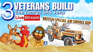 3 Veterans tackle the Tamiya SAS Jeep- Ep 8