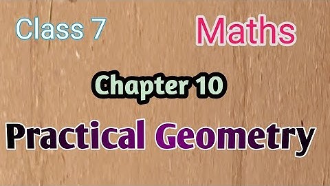 Class 7 Maths chapter 10 Exercise 10.1, 10.2, 10.3, 10.4, 10.5 (NCERT)