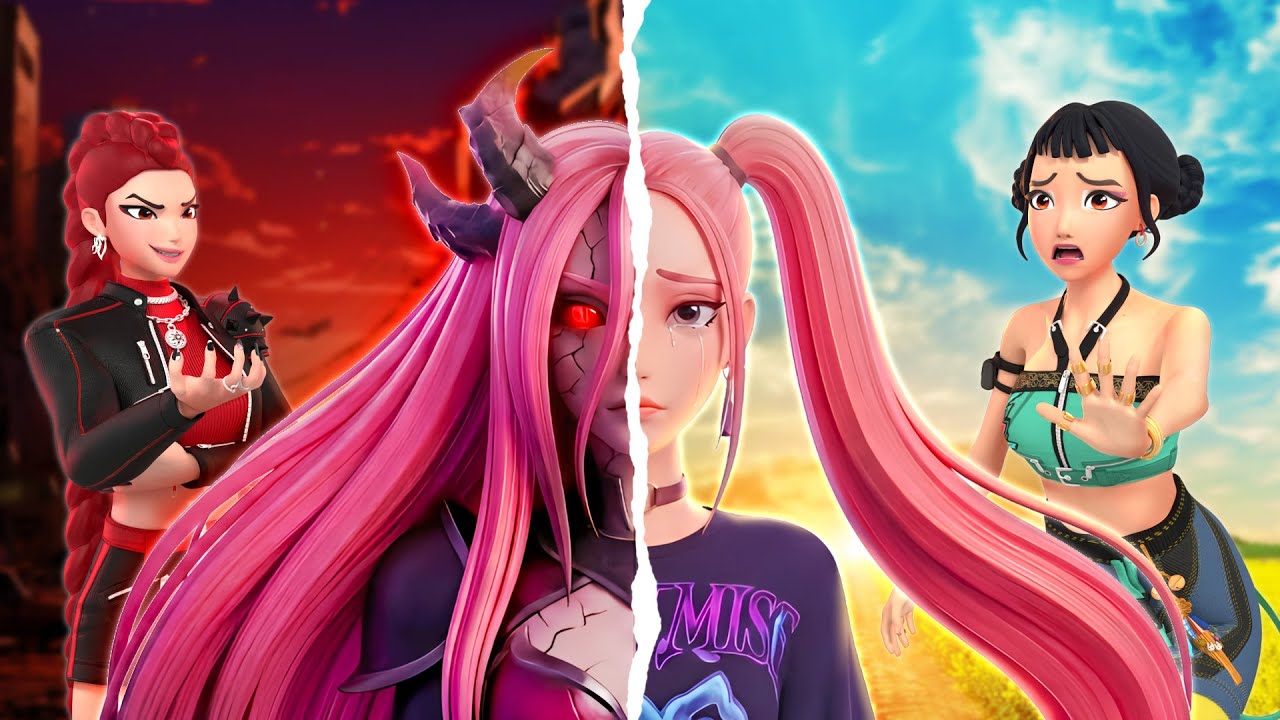 MIRA se convierten en DEMONIOS! KPop Demon Hunters Animación