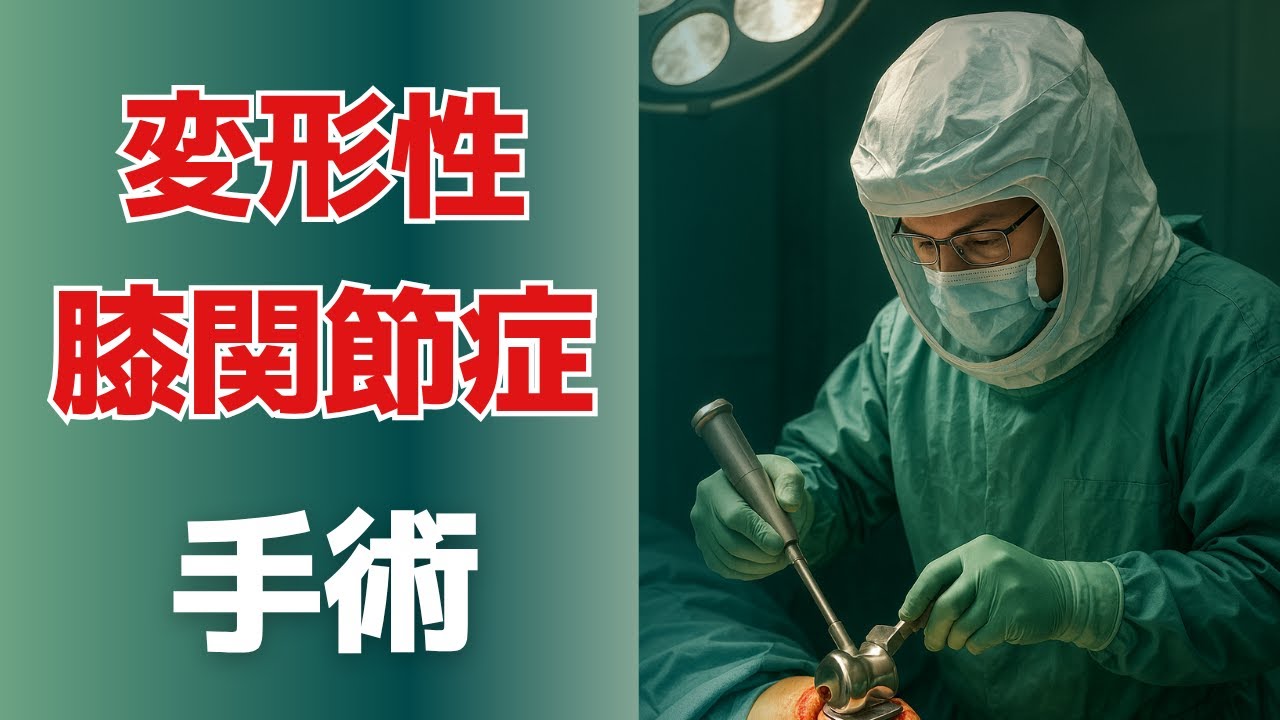 変形性膝関節症の手術方法をやさしく説明！【整形外科医が監修】