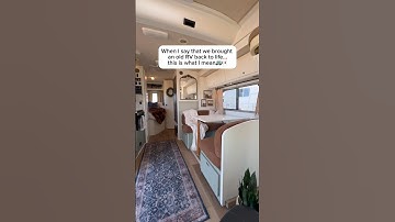 BEFORE AND AFTER RV RENO #rvlife #rvliving #vanlife #rv #renovation