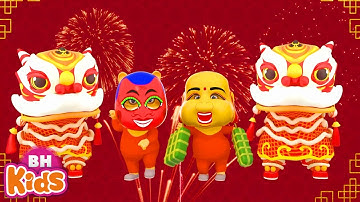 Bánh Chưng Bánh Tét - Nhạc Tết Thiếu Nhi Wolfoo Múa Lân Ông Địa Vui Nhộn 2024