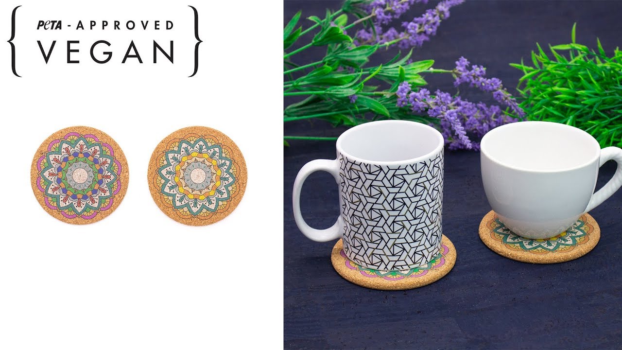 Mug Coaster Made of Organic Cork L-053