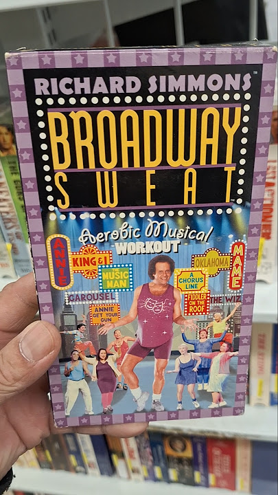 Vintage Richard Simmons Broadway Sweat VHS movie collectible item #goldhunter137