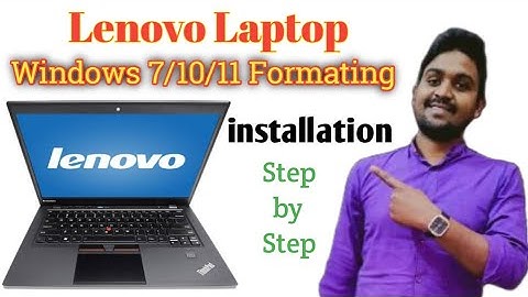 how to windows 7/8/10 formatting & installation | lenovo laptop and all  pc|lenovo laptop formating