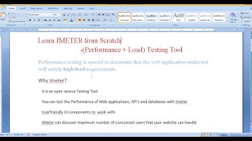 Jmeter Introduction  -Part 1