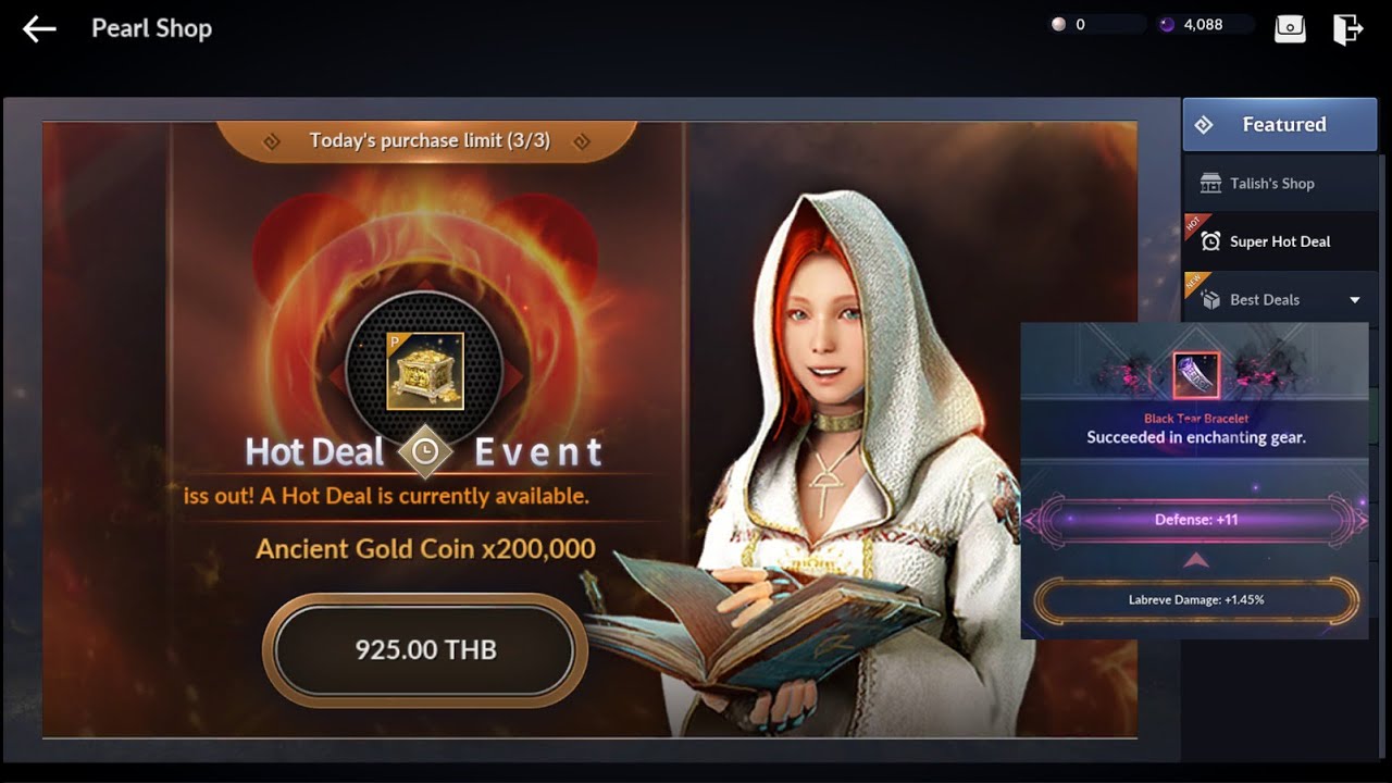 Black Desert Mobile Hot Deal & Open 20M Chest Enchant Accessory