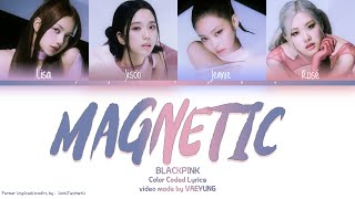 (ILLIT AI Cover) BLACKPINK Magnetic Color Coded Lyrics (블랙핑크 Magnetic 가사)
