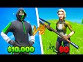 Default VS. $10,000 Fortnite Account...