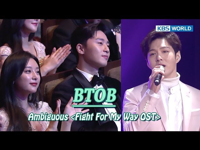 BTOB - Ambiguous (Fight For My Way OST) [2017 KBS Drama Awards/2018.01.07] class=
