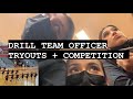 drill team officer tryouts + competition